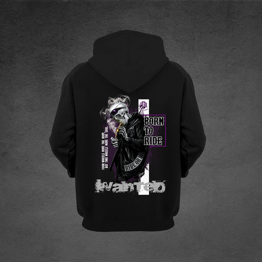 Born to Ride Skeleton Hoodie - Boost And Rumble
