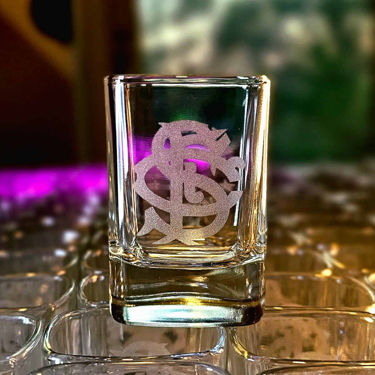 Personalised Cubic Shot Glass