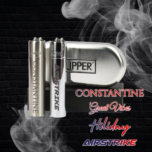 personalised clipper lighter Silver - Boost And Rumble