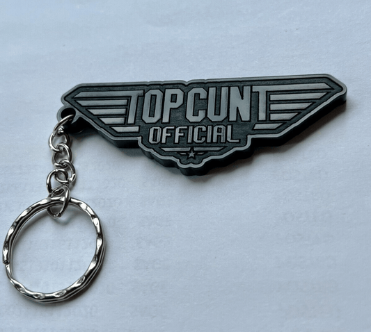 TOP CUNT OFFICIAL Keyring - Boost And Rumble